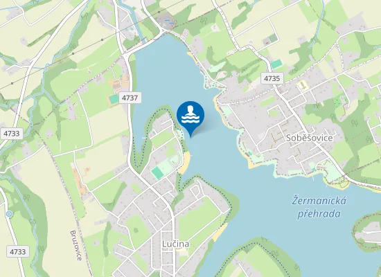 Map of VN ŽERMANICE - LUČINA