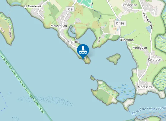 Map of POINTE DU BILL