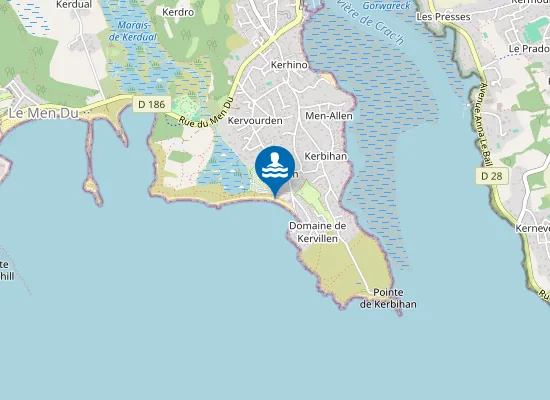 Map of KERVILEN