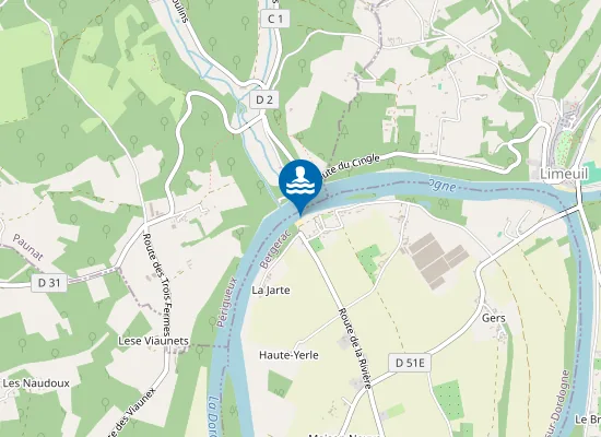 Map of PLAGE DU BAC DE SORS (ALLES)