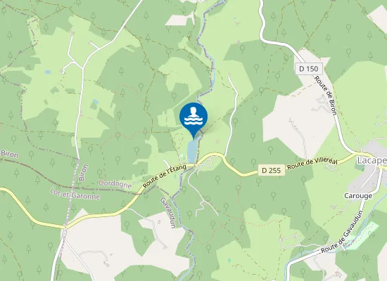 Map of CAMPING LE MOULINAL