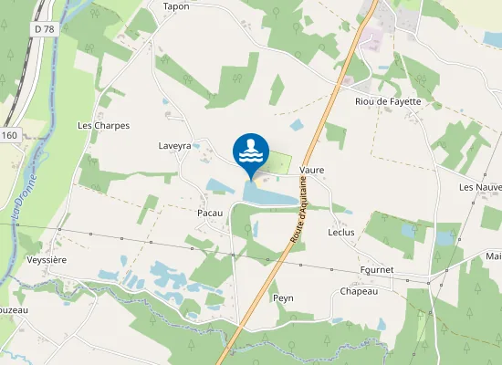 Map of PARC DE LOISIRS DU PARADOU