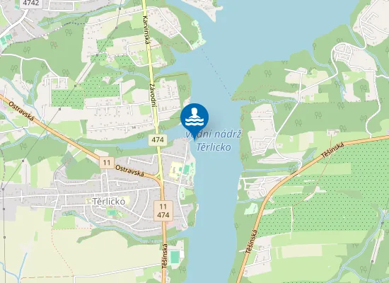 Map of VN TĚRLICKO - TĚRLICKO STŘED