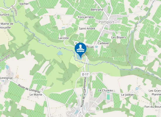 Map of PLAN D'EAU LA GARDONNETTE