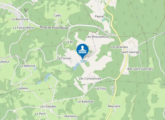 Map of ETANGS DU BOS