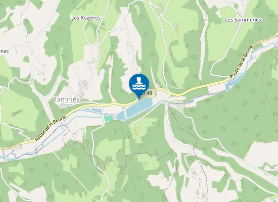 Map of ETANG COMMUNAL DE TAMNIES