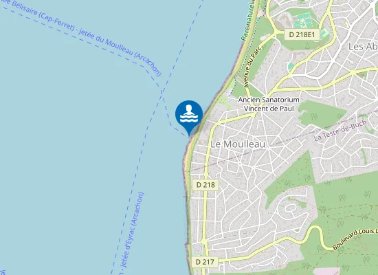 Map of LE MOULLEAU