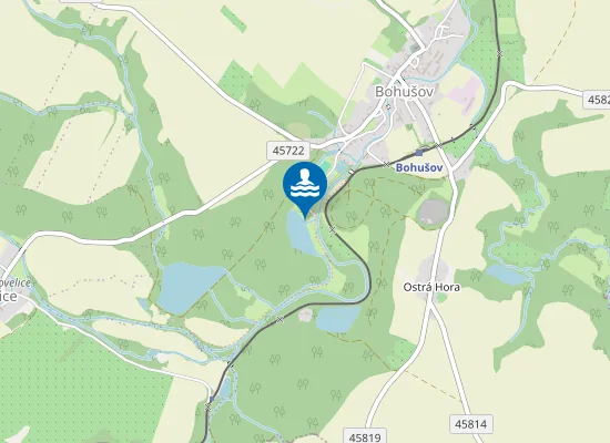 Map of Rybník Pod Hradem