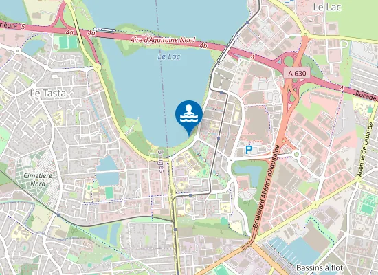 Map of LAC DE BORDEAUX