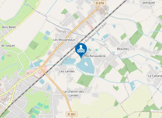 Map of LAC DES NAUVES