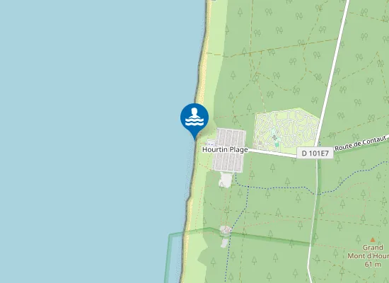 Map of HOURTIN OCEAN