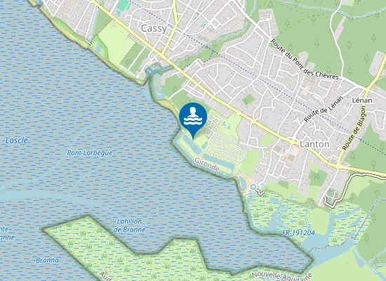 Map of CAMPING LE ROUMINGUE