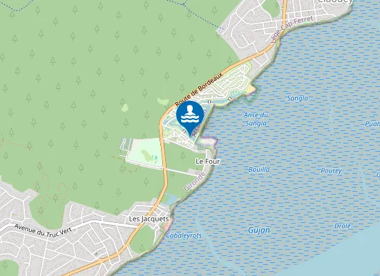 Map of CAMPING LES VIVIERS