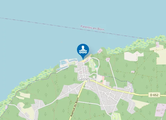 Map of PLAGE DU PORT