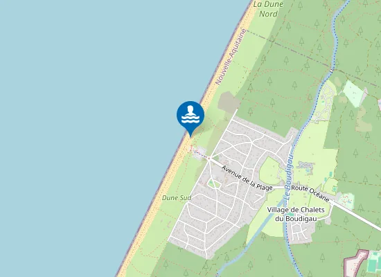 Map of LABENNE OCEAN