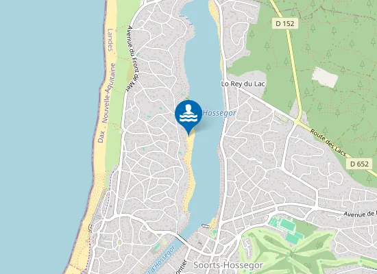 Map of BLANCHE (LAC MARIN)