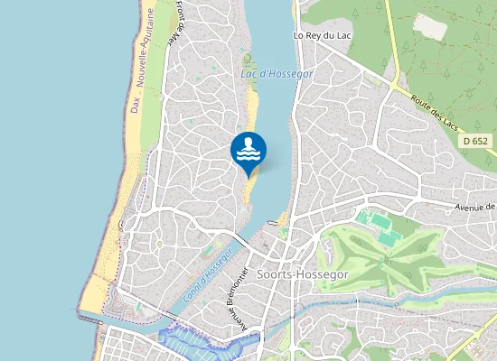 Map of CHENES-LIEGES (LAC MARIN)