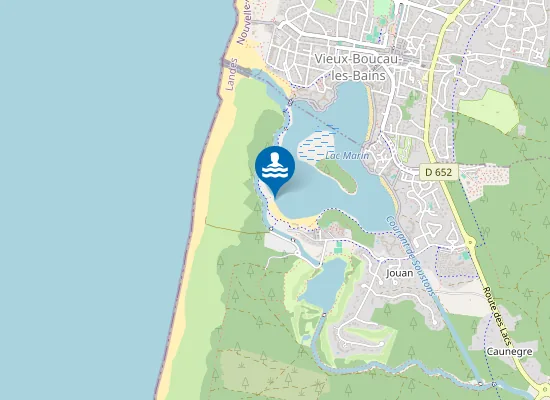 Map of LA SAUVAGINE (LAC MARIN)