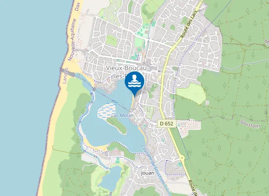 Map of LA PERGOLA (LAC MARIN)