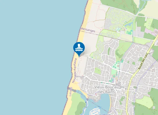 Map of PLAGE DES SABLERES