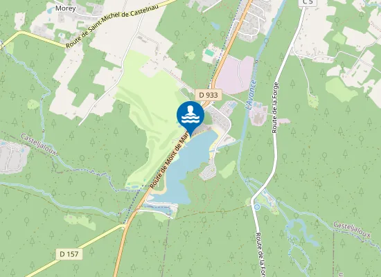 Map of LAC DE CLARENS