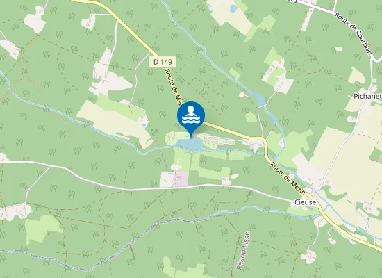 Map of CAMPING PRIVE DE LISLEBONNE