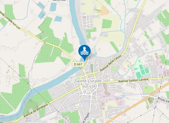 Map of SAINTE LIVRADE