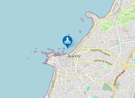 Map of GRANDE PLAGE SUD (CASINO)