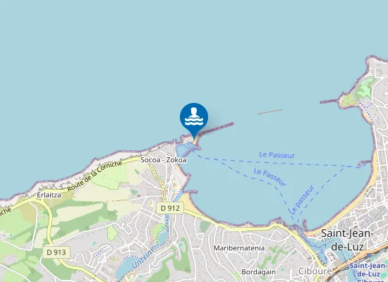 Map of FORT DE SOCOA