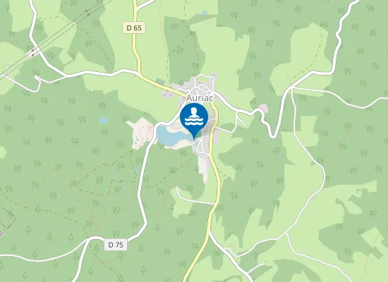 Map of PLAN D'EAU COMMUNAL