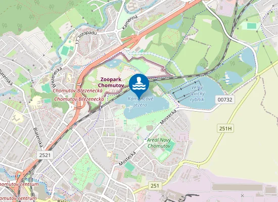 Map of Kamencové Jezero