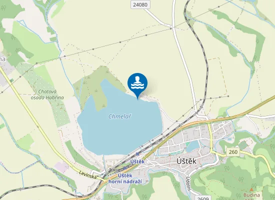 Map of Rybník Chmelař