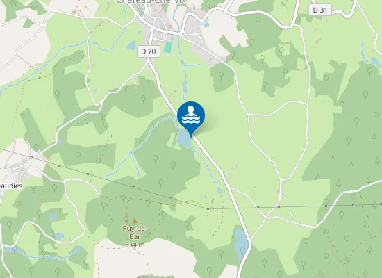 Map of ETANG DU PUY-CHAUMARTIN