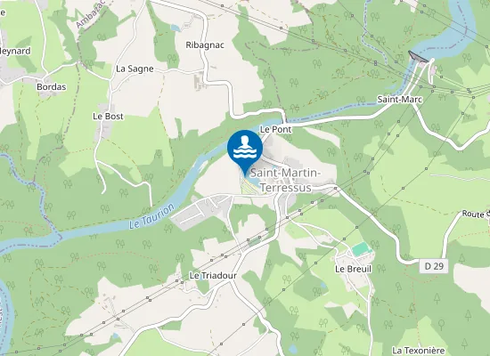 Map of PLAN D'EAU DU SOLEIL LEVANT