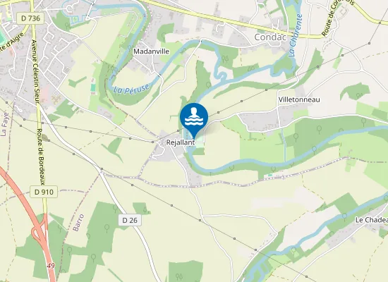 Map of PETITE BAIGNADE REJALLANT