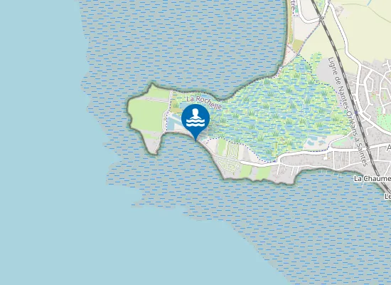 Map of PLAGE DE LA PLATERRE