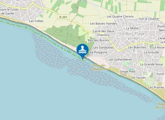 Map of PLAGE DU PETIT SERGENT