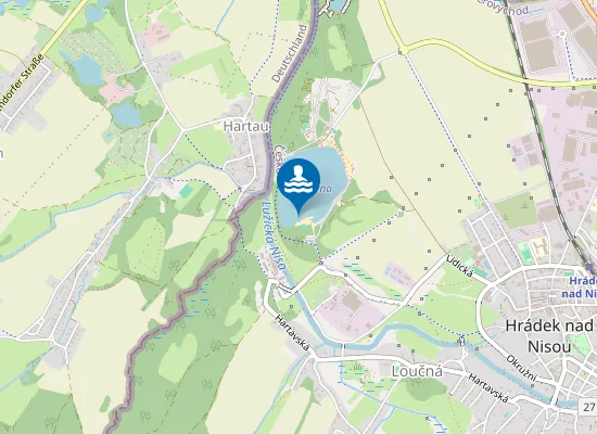 Map of Koupaliště Kristýna