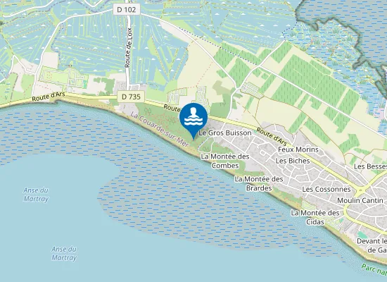 Map of PLAGE DES PRISES