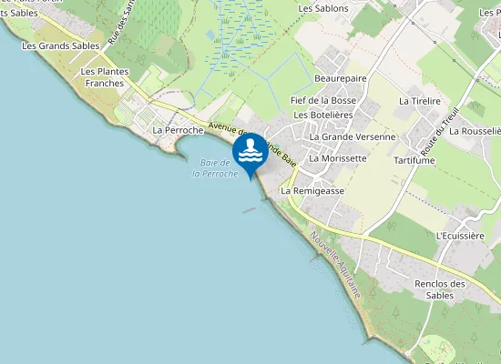 Map of PLAGE LA REMIGEASSE