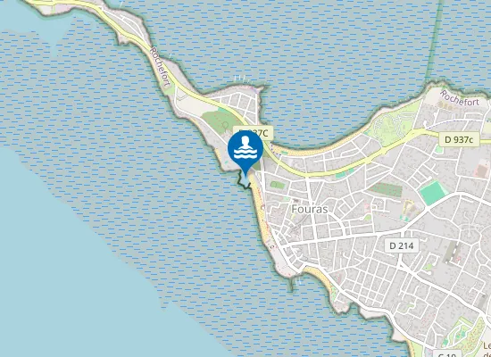 Map of GRANDE RETENUE - PLAGE OUEST