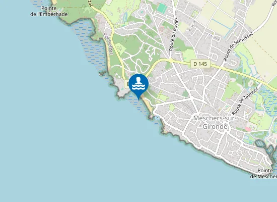 Map of PLAGE DES NONNES