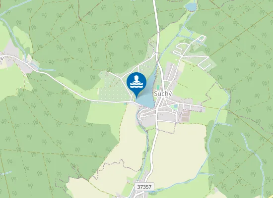 Map of Suchý Rybník