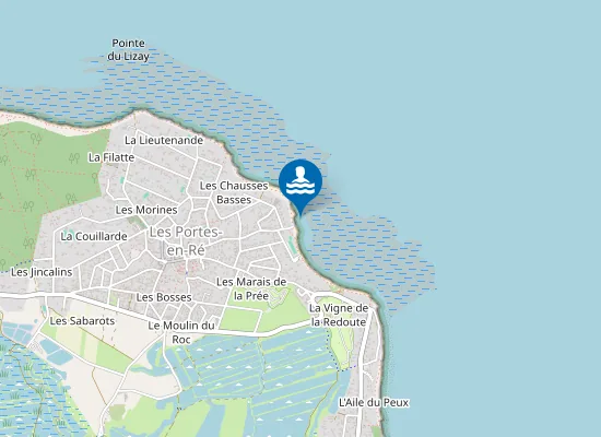 Map of PLAGE DU GROS JONC