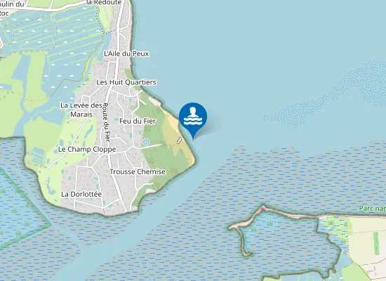 Map of PLAGE DE TROUSSE CHEMISE