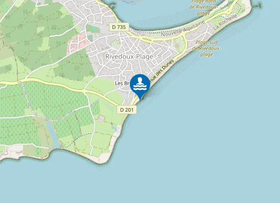 Map of PLAGE SUD - LA CHAUSSEE