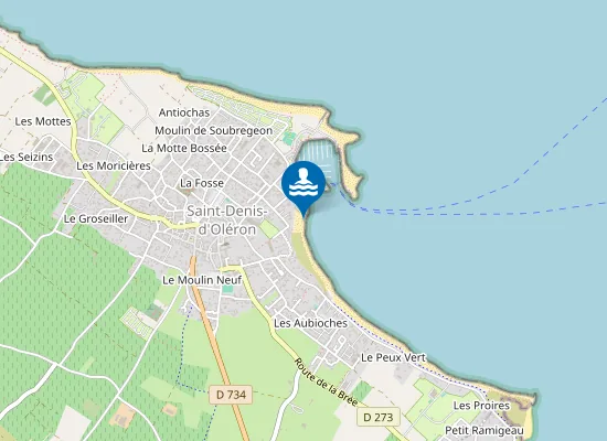 Map of PLAGE DE LA BOIRIE - L'ANCIEN PORT