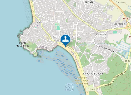 Map of PLAGE DE LA CONCHE NORD