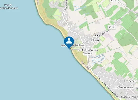 Map of PLAGE DE LA CONCHE MADAME - L'ILEAU