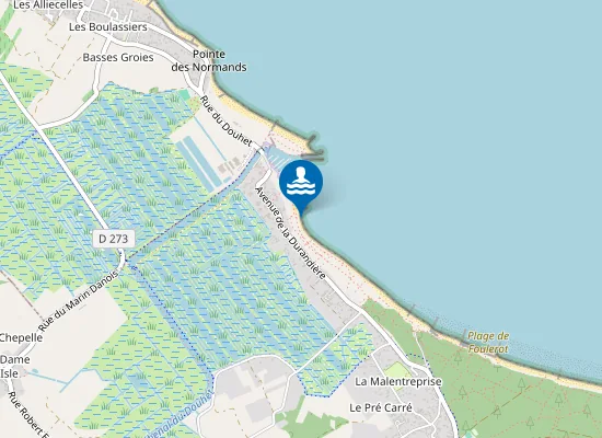 Map of PLAGE DE PLAISANCE